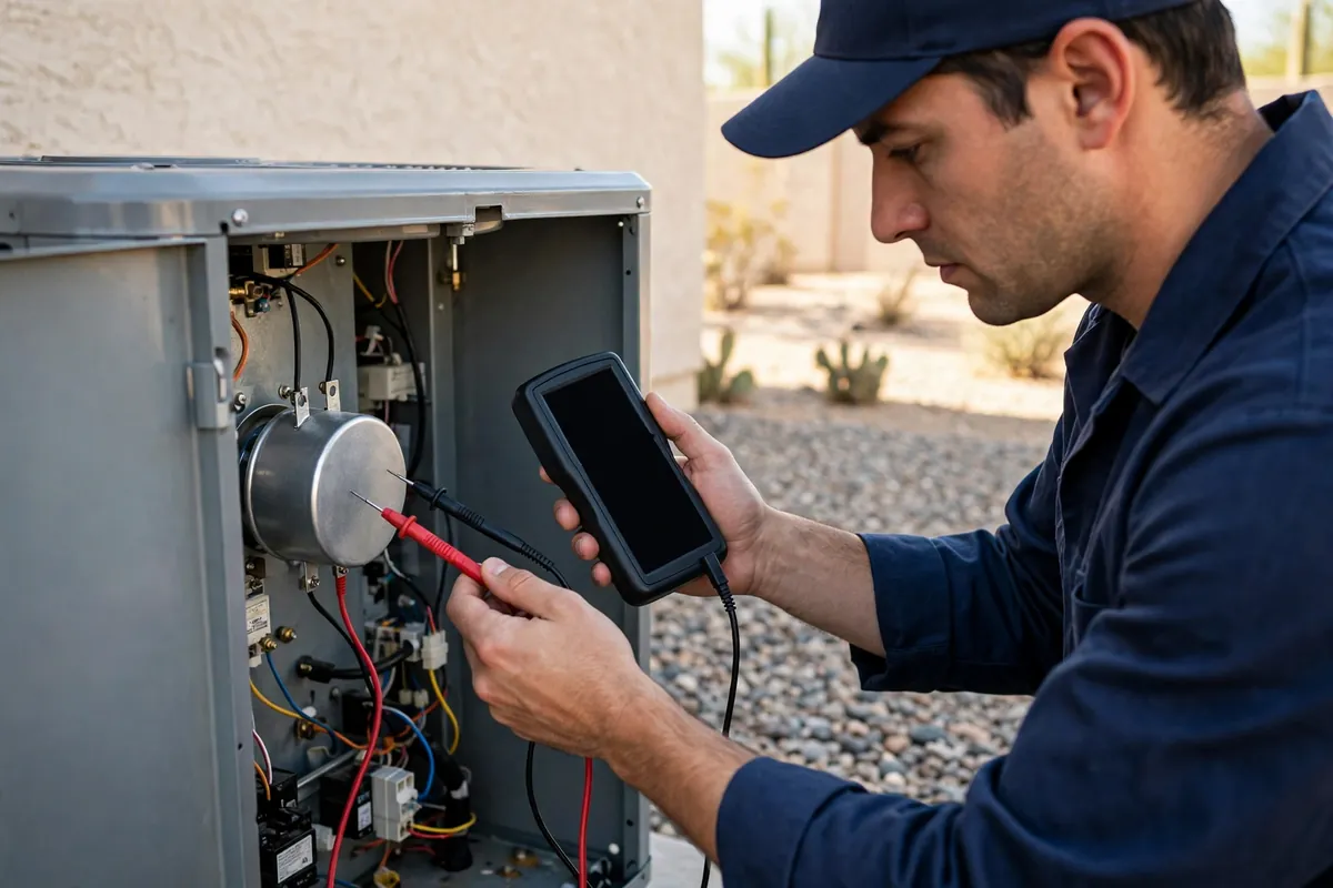 Ac Capacitor Failure Signs — an Arizona air conditioning guide