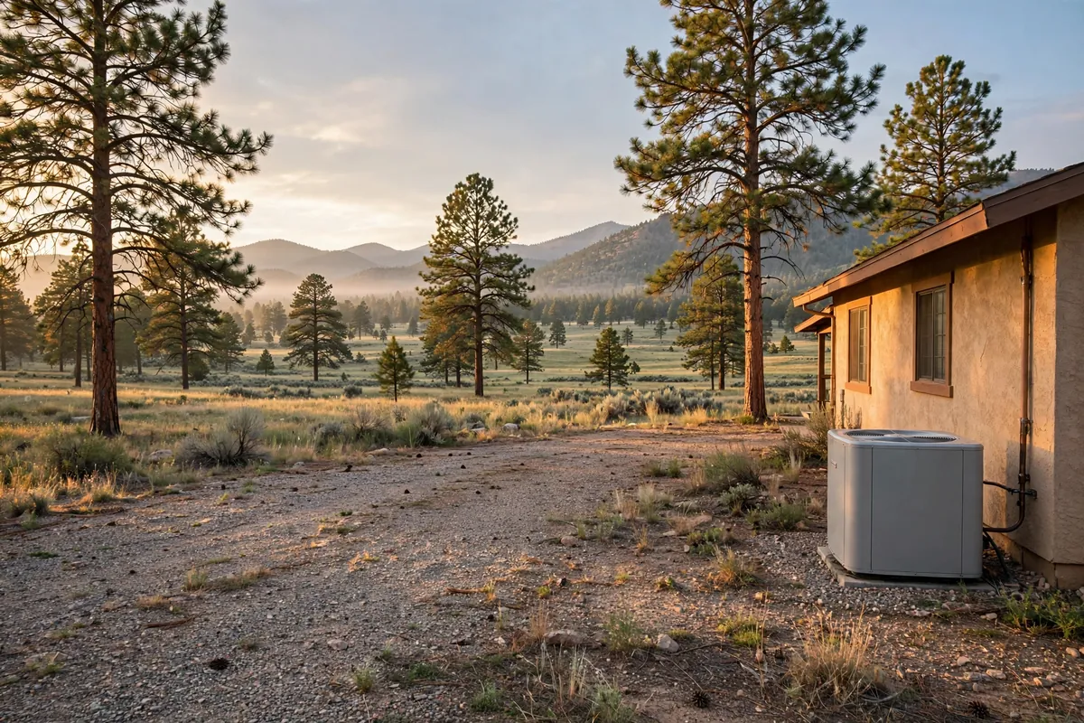 AC Repair Apache County, AZ — desert homes and county roads