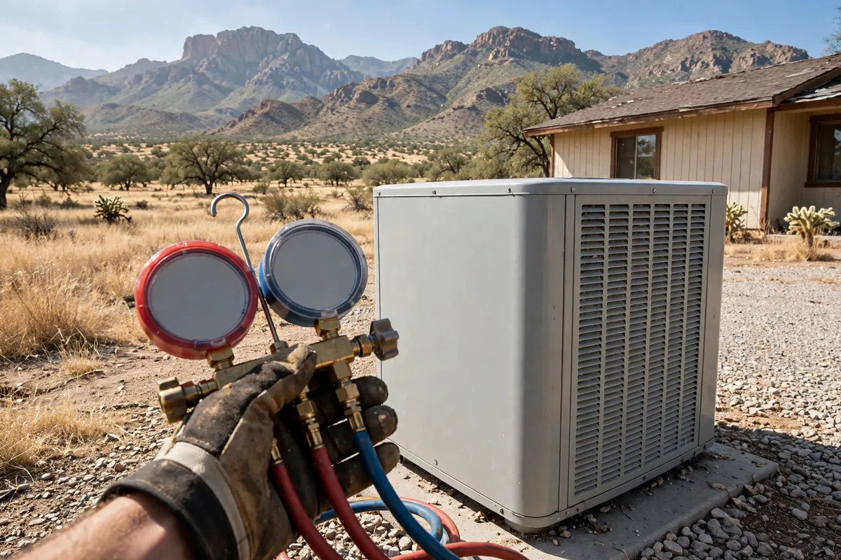 AC Repair Cochise County, AZ — desert homes and county roads