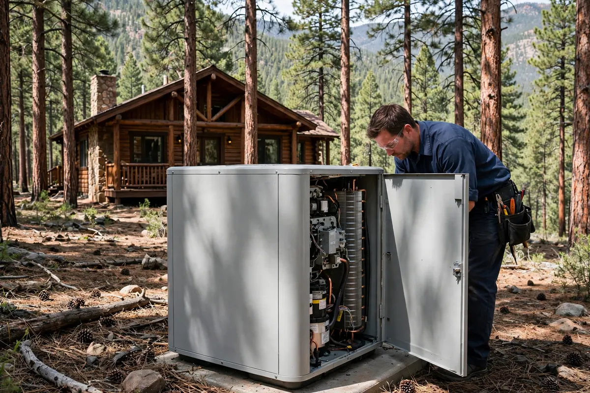 AC Repair Forest Lakes, AZ — an Arizona home staying cool through a July afternoon