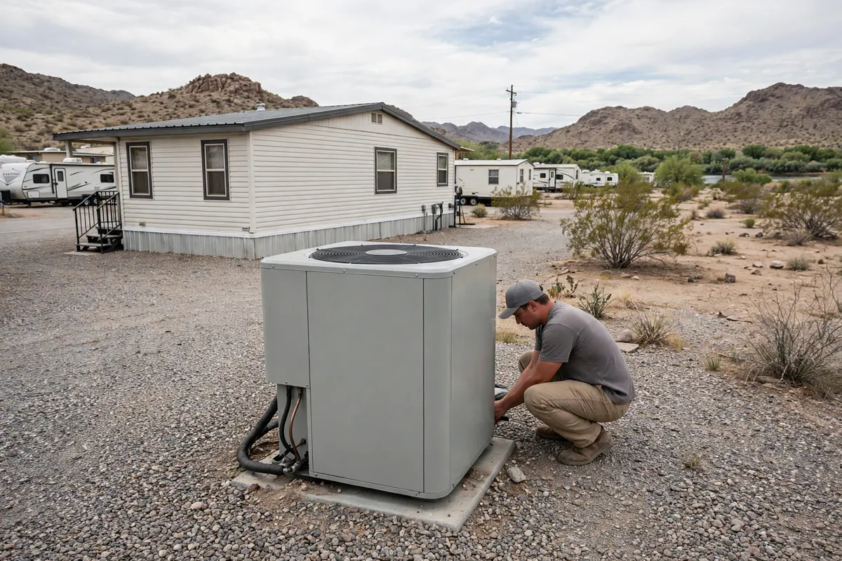 AC Repair La Paz County, AZ — desert homes and county roads