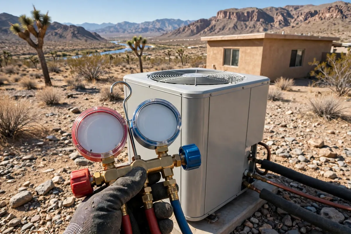 AC Repair Mohave County, AZ — desert homes and county roads