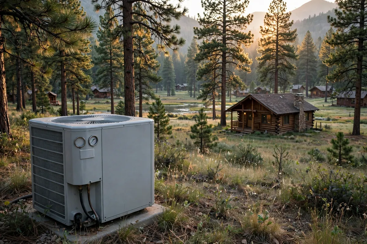 AC Repair Mormon Lake, AZ — an Arizona home staying cool through a July afternoon