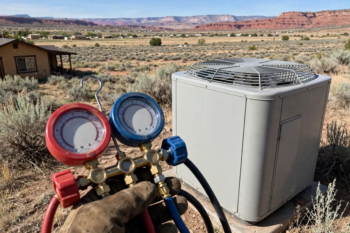 AC Repair Sanders, AZ — an Arizona home staying cool through a July afternoon