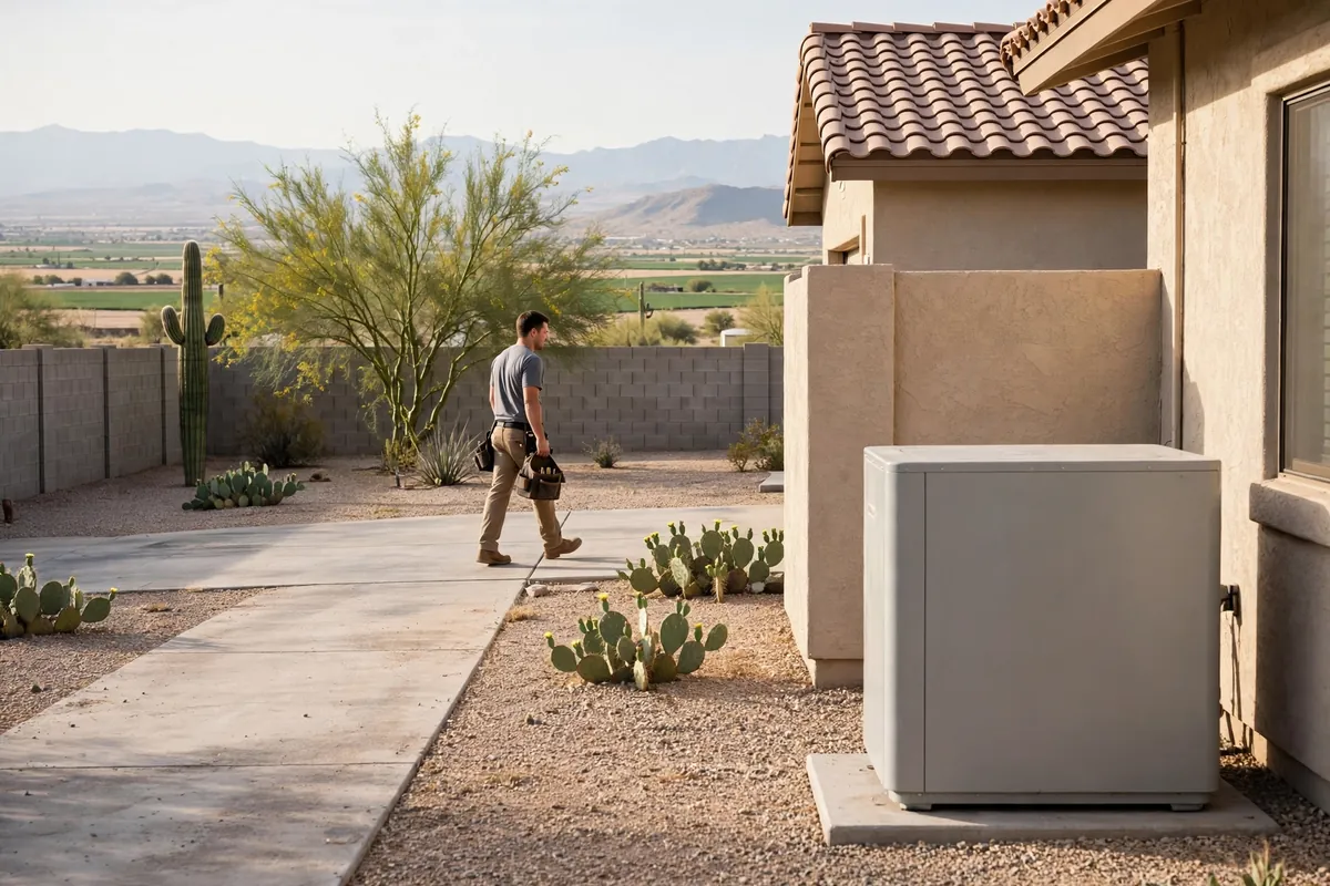 AC Repair Tolleson, AZ — an Arizona home staying cool through a July afternoon
