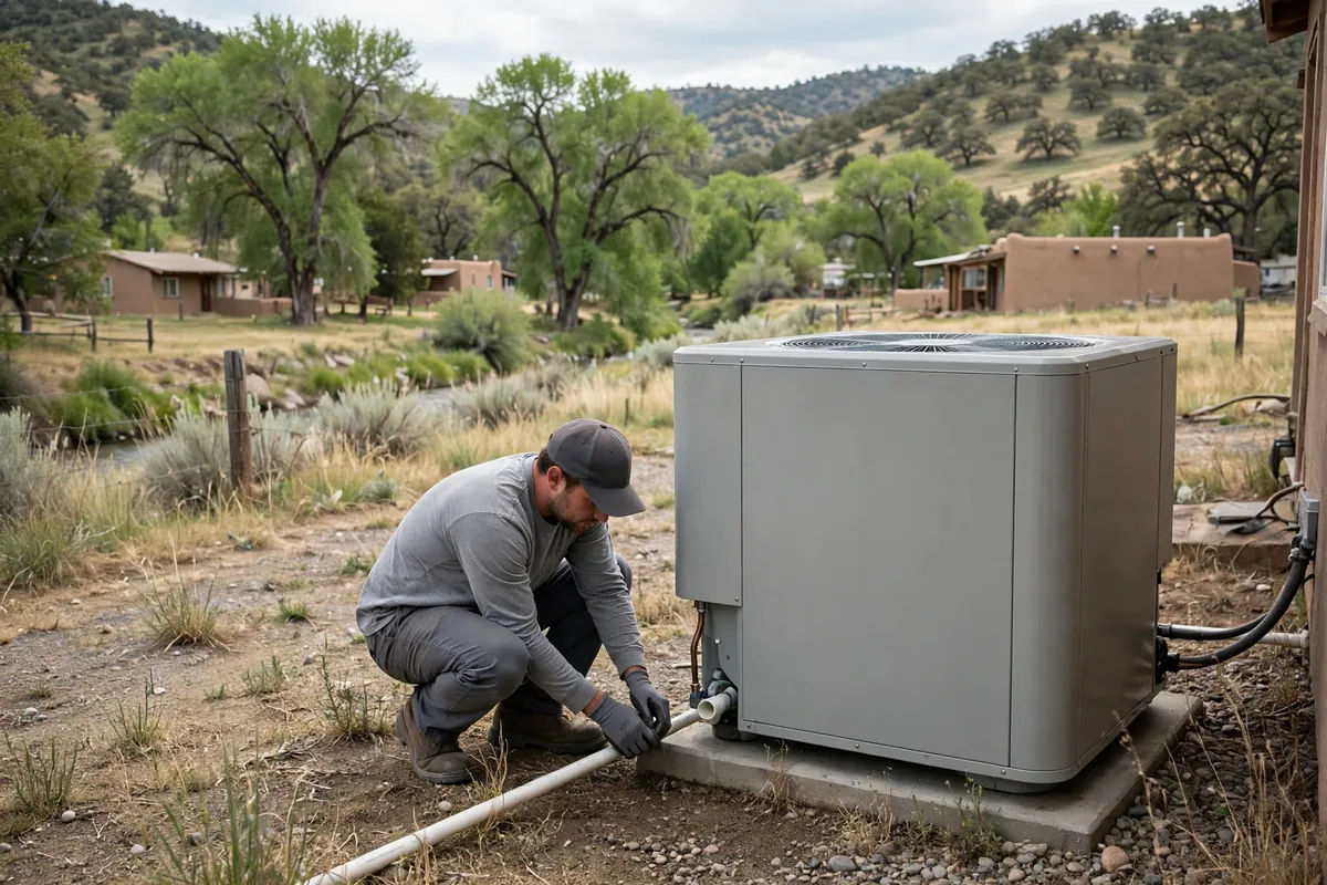 AC Repair Tumacacori, AZ — rooftop units over an Arizona neighborhood at midday