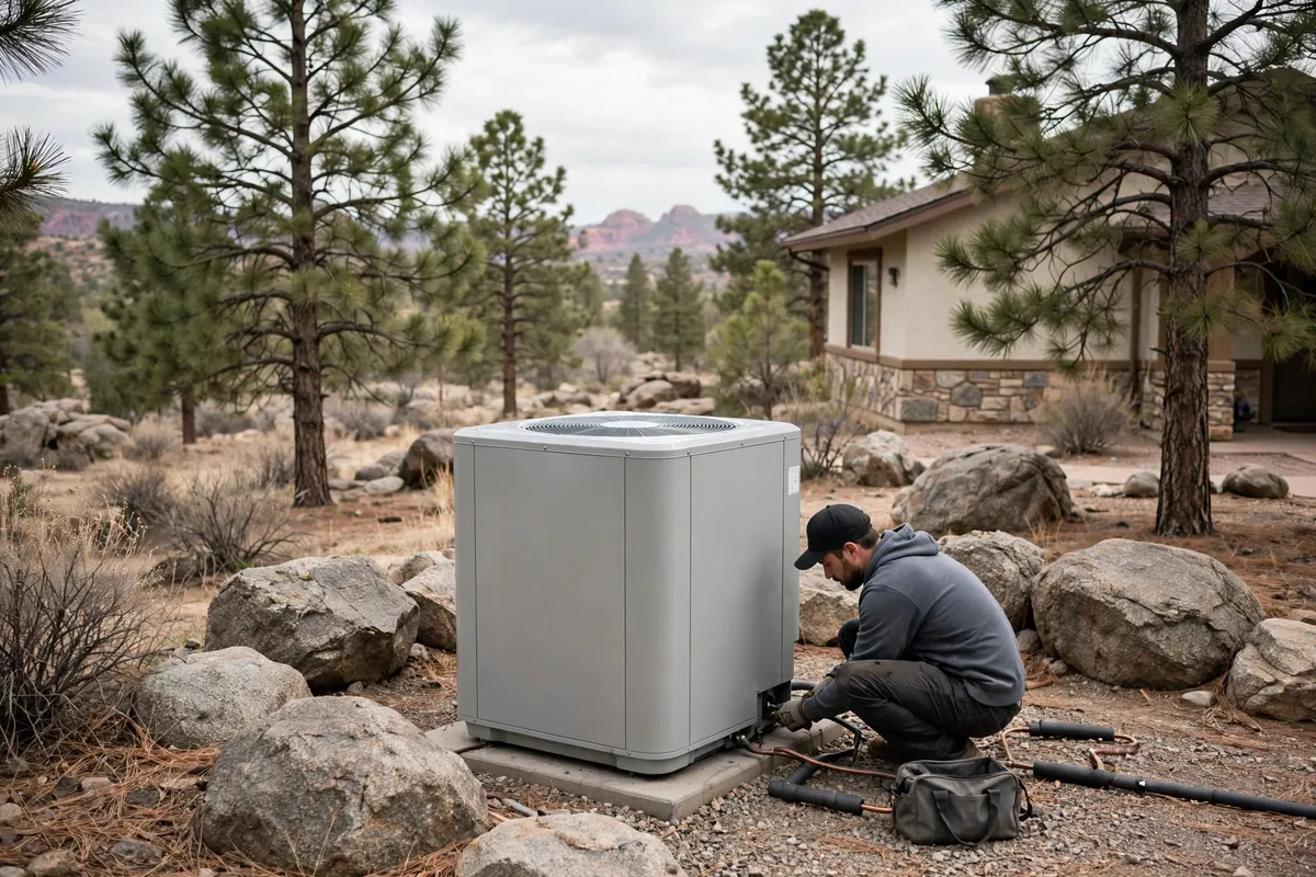 AC Repair Yavapai County, AZ — desert homes and county roads