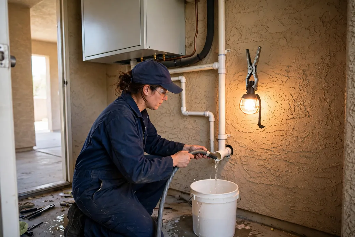 Condensate Drain Line Clog — an Arizona air conditioning guide