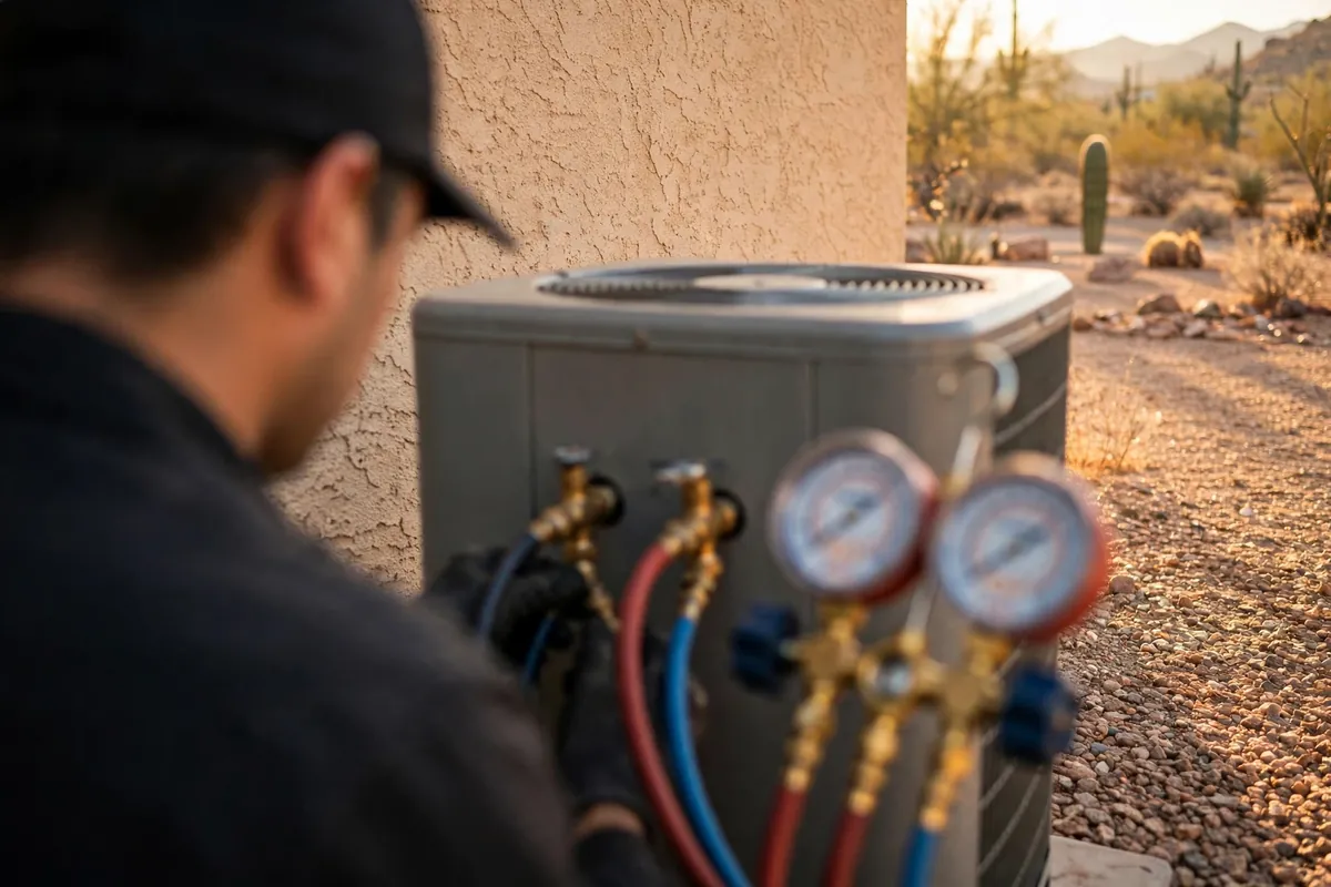 Low Refrigerant Signs — an Arizona air conditioning guide